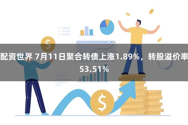 配资世界 7月11日聚合转债上涨1.89%，转股溢价率53.51%