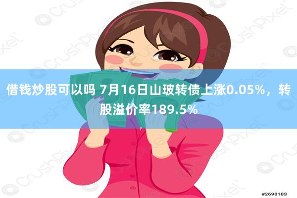 借钱炒股可以吗 7月16日山玻转债上涨0.05%，转股溢价率189.5%