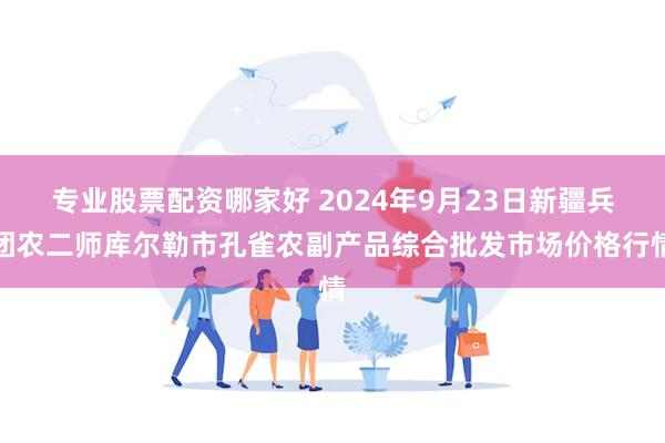 专业股票配资哪家好 2024年9月23日新疆兵团农二师库尔勒市孔雀农副产品综合批发市场价格行情